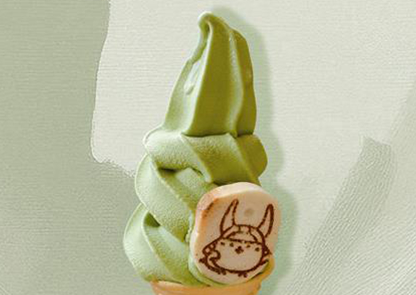 ひこにゃんの抹茶ソフト